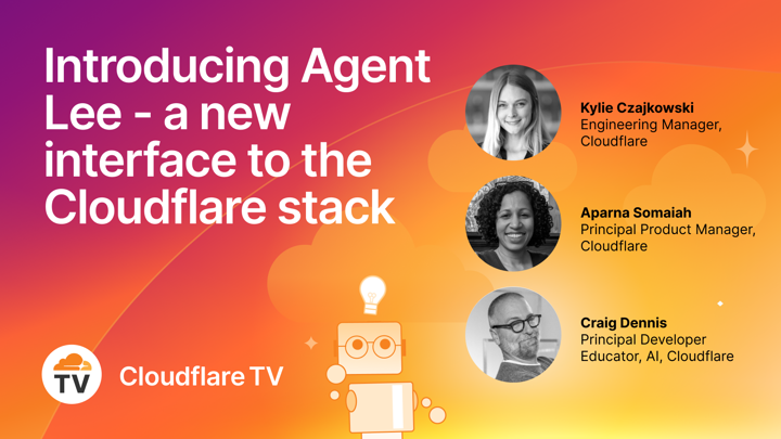 Thumbnail image for video "Introducing Agent Lee - a new interface to the Cloudflare stack"
