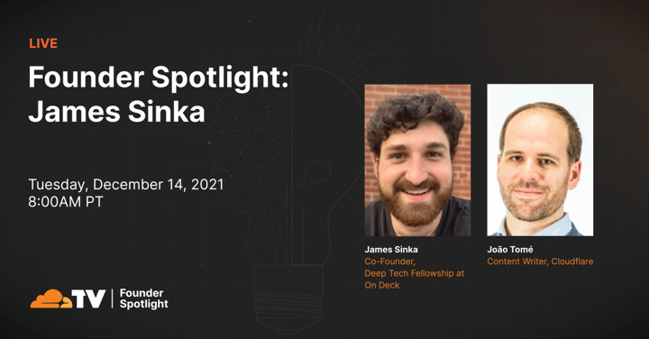 Thumbnail image for video "💡 Founder Spotlight: James Sinka"