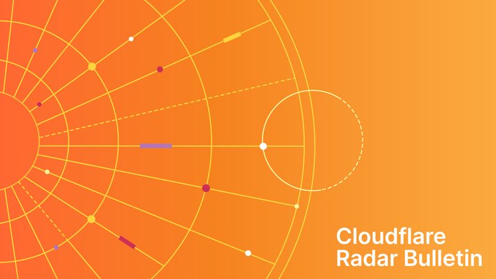 Logo for show "Cloudflare Radar Bulletin"