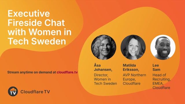Thumbnail image for video "Executive Fireside Chat with Women in Tech Sweden"