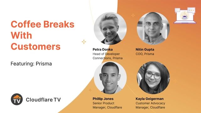 Thumbnail image for video "Coffee Breaks With Customers: Prisma"