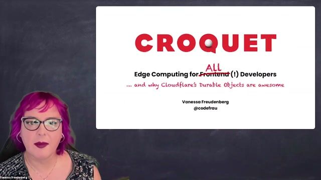 Thumbnail image for video "💻 Croquet: Edge computing for Frontend (!) Developers"
