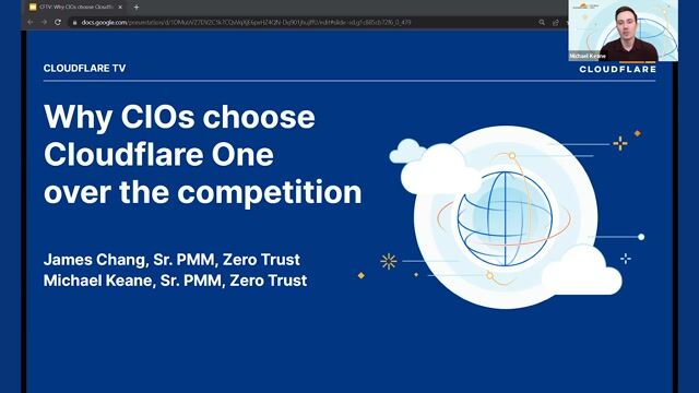Thumbnail image for video "ℹ️ Why CIO’s choose Cloudflare One over the competition"