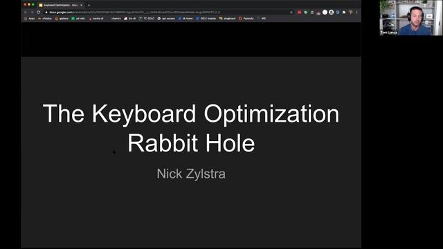Thumbnail image for video "The Keyboard Optimization Rabbit Hole ("