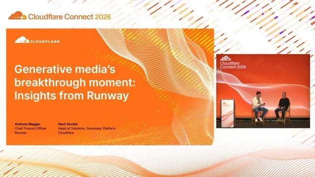 Thumbnail image for video "Generative media’s breakthrough moment: Insights from Runway"