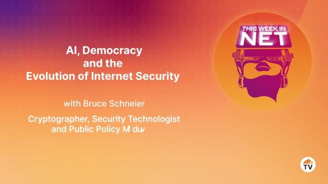 Thumbnail image for video "AI, Democracy and The Evolution of Internet Security with Bruce Schneier"