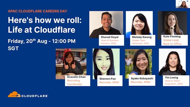 Thumbnail image for video "*APAC Careers Day* Here's How We Roll: Life at Cloudflare"