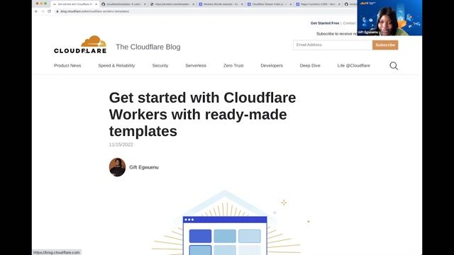 Thumbnail image for video "💻 Introducing Cloudflare Workers Templates "