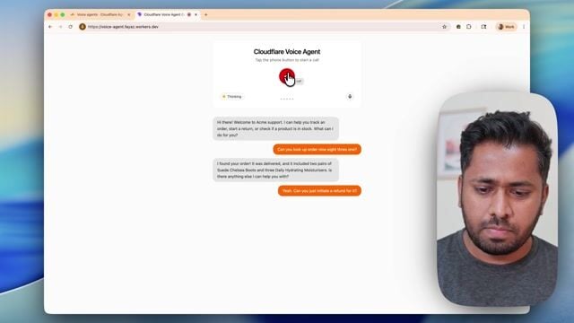 Thumbnail image for video "I Built a Voice AI Agent That Runs on Cloudflare Workers"