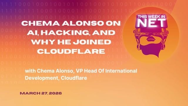 Thumbnail image for video "From SQL Injection to Cloudflare VP: Chema Alonso on 25 Years of Hacking"