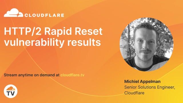 Thumbnail image for video "HTTP/2 Rapid Reset vulnerability results"